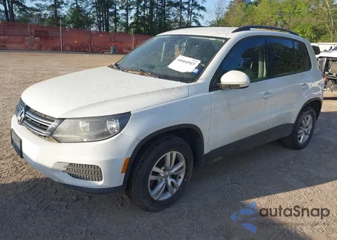 2016 Volkswagen Tiguan S from USA, damaged, VIN WVGAV7AX6GW519373